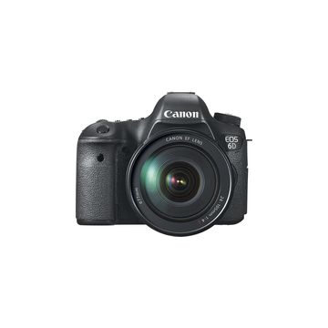 Canon - EOS 6D DSLR Camera with 24-105mm f/4L IS Lens - Black